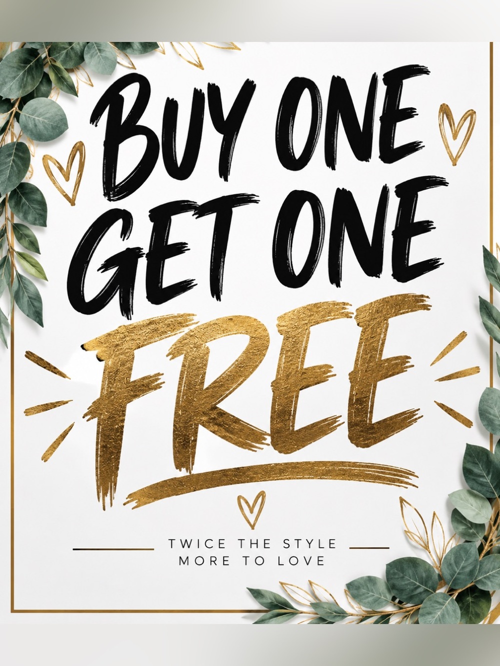 Buy 1 Get 1 FREE